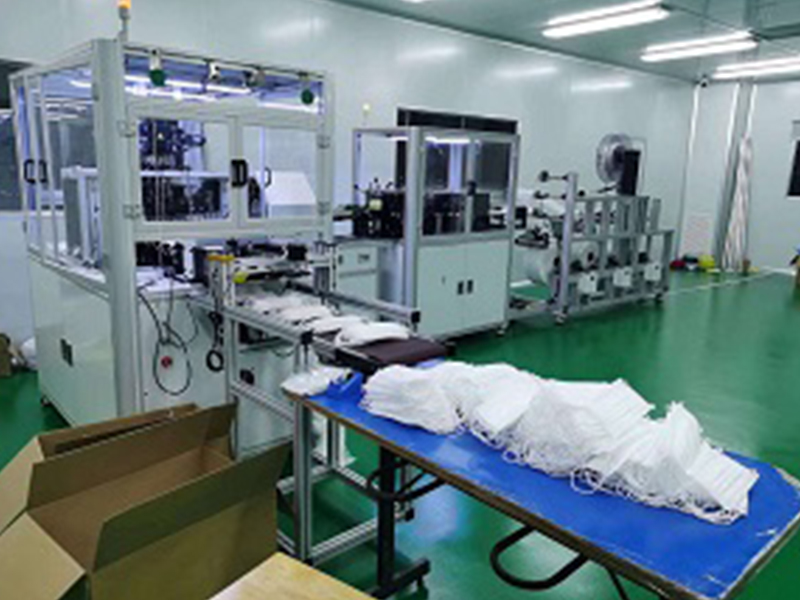 口罩生厂无尘车间